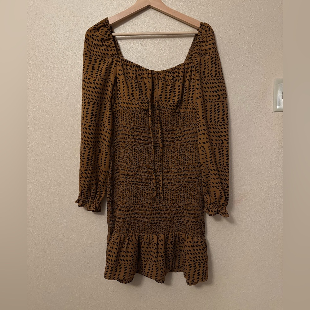 𝅺express animal print dress
